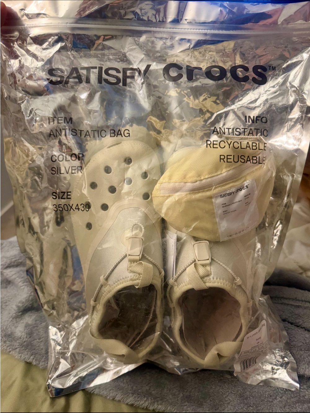 CROCS Classic Clog x SATISY Outdoor crocs w/ fanny pack